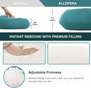Pregnancy Pillow, Full Body Maternity Pillow 57 inch, with Removable Washable Cover - Sleep Support for Legs, Back, Neck, Shoulder, HIPS, Belly, Velvet Cover (Dark Green) by TinyTreasures Baby Boutique
