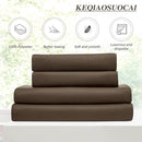 KEQIAOSUOCAI Pinch Pleated Blackout Curtains 63 Inches Long, Thermal Insulated Darkening Bedroom Drapes 2 Panels Set Burg Pleats Viral Curtains for Kids Room(Chocolate Brown,40"x 63"x 2) by TinyTreasures Baby Boutique