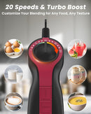 Immersion Blender Handheld 1000W, 3 in 1 Stick Hand Blenders for Kitchen with 20 Variable Speeds & Turbo, 304 Stainless Steel with Electric Whisk & Milk Frother Attachments for Soup, Puree & Emulsion by TinyTreasures Baby Boutique