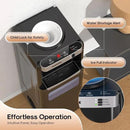 ICEPURE 3-in-1 Water Dispenser with Ice Maker, Water Cooler Dispenser for 5 Gallon Bottle Built-in Bullet Ice Maker Top Loading, Hot and Cold Water Dispenser for Home/Office, 33lbs/24H, Child Lock by CozyNest Decor