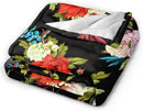 HGOD DESIGNS Wild Flowers Blanket for Women, Lightweight Soft Fleece Flannel Throw Blanket Peony Roses Sofa Couch Living Room 50x60 Inch by CozyNest Decor