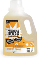 Molly's Suds Liquid Laundry Detergent | Clean Laundry Detergent Soap for Sensitive Skin | 2x Concentrated, High Efficiency (HE) | Citrus Grove - 100 Loads by CozyNest Decor