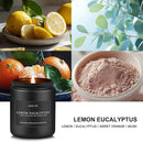 Lemon Eucalyptus Candle | Scented Candle for Home, Aromatherapy Candles - Soy Candles for Home Scented, Gift for Women Men, Home Fragrance Decoration -7oz by CozyNest Decor