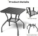 Patio Tables Outdoor Coffee Table - Metal Side Tables End Table for Patio Proch Deck Balcony Garden Squre by GreenHaven Gardens