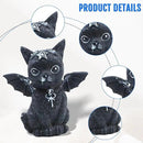 4PCS Set Cats Garden Decor Cat Gnome Statues for Outdoor Halloween Cat Figurine Cat Lover Idea Cute Cat homedecor Waterproof Figurines Lawn Ornaments by GreenHaven Gardens