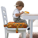 Toddler Booster Seat for Dining Table, Portable Booster Seat for Kitchen Chair, 4 Inch High-Density Foam Cushion with Adjustable Safety Straps and Non-Slip Bottom, Perfect for Kids Travel and Daily by TinyTreasures Baby Boutique
