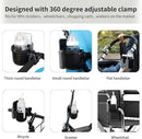 Accmor Stroller Cup Holder with Phone Holder, Bike Cup Holder, Universal Cup Holder for Uppababy Nuna Doona Strollers, 2-in-1 Cup Phone Holder for Stroller, Bike, Wheelchair, Walker, Scooter by TinyTreasures Baby Boutique