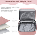 Pump Bag, Breast Pump Carrying Bags with Ice Pack & Waterproof Mat, Breast Pump Bag Compatible with Spectra S1 S2, Pumping Bags Milk Bottle Cooler for Work Travel Camping, Pink by TinyTreasures Baby Boutique