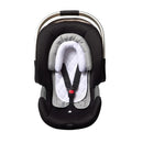 Pro Goleem Infant Car Seat Insert, Babybody Support for Toddler, Soft Minky Preemie Car Seat Insert, 2-in-1 Reversible, Perfect for Carseats, Strollers, Swings, White and Grey by TinyTreasures Baby Boutique