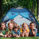Dinosaur Kids Play Tent-61”x61”x45”Realistic Dinosaur Kids Tent Indoor & Outdoor, Pop Up Play House for Kid, Boys & Girls Age 3-12 by TinyTreasures Baby Boutique