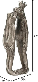 Frog Decor Garden Statue Decor Outside - Couple Kiss Plog Statue Outside Frog Figurines for Yard Patio Lawn Decorations Couple Frogs Front Yard Decorations Outdoor 3.5" 2" 8.75" by GreenHaven Gardens