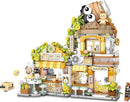 Streetscape Cafe Mini Building Set, 1770 PCS Mini Brick Building Cafe Set (for Boys Girls 6+) by TinyTreasures Baby Boutique