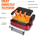 Smokeless Indoor Grill, Techwood 1500W Electric Grill Portable Korean Grill Non-Stick Grill Plates with Temperature Control, Removable Drip Tray, Tempered Glass Lid, Dishwasher-Safe by GreenHaven Gardens