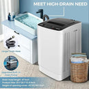 Nictemaw Portable Washing Machine 20Lbs Capacity Portable Washer with Drain Pump 2.8Cu.ft Full-Automatic Compact Washer Machine with 4 Program 4 Water Level 3 Water Temp for Apartment, RV, Dorms by CozyNest Decor