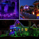 Extendable Purple and Green 2PK 100 LED C9 Halloween Lights Indoor Outdoor Waterproof, 98FT Super Bright C9 String Lights 13 Modes with Timer for Tree Patio Party Garden Halloween Decorations by CozyNest Decor