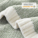 Snuggle Sac Sage Green Throw Blanket 50"x70", Super Soft Warm Microfiber Blankets Cozy Knit Fuzzy Lightweight Oversized Throws for Couch, Sofa, Bed, Camping, Picnic (Sage Green, 50x70 inches by TinyTreasures Baby Boutique
