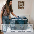 CleverMade Under Bed Storage Bag - Collapsible Storage for Shoes and Clothes Easy Use - Heavy Duty Utility Bag Home by CozyNest Decor