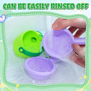 Small Soft Bath Toys for Toddlers 1-3 - Super Easy to Clean Water Table Toys Baby Tub Swimming Pool Toy Fun Tactile Training Newborn Gifts, 3Packs (Green) by TinyTreasures Baby Boutique