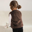 Baby Boys Girls Fleece Vest Zip Up Cute Bear Jackets Fuzzy Fall Winter Warm Clothes Newborn Outwear for Toddler Infant by TinyTreasures Baby Boutique