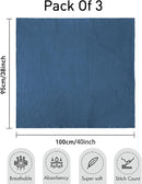 Muslin Swaddle Blankets for Newborn, 3 Pack Breathable Soft Receiving Blanket, Large 38 x 40 inches Swaddle Wrap Burping Clothes Diapers, Essentials Infant Shower Items, Toddler Gift (Graceful Colors) by TinyTreasures Baby Boutique