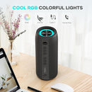 Bluetooth Speaker IPX6 Waterproof.Musibaby M88pro with Loud Stereo Sound,Portable Wireless Speaker,40H Battery,Bluetooth 5.3,Dual Pairing, Shower Outdoor Speaker for Party, Beach, Gifts Ideal. by TinyTreasures Baby Boutique
