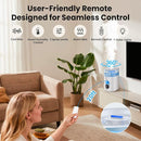 Humidifiers for Bedroom Large Room Home - GloryAir 6L Quiet Top Fill Cool & Warm Mist Humidifier with Smart Humidity Control, Remote Control, 7-Color Light, Humidistat, Oil Diffuser for Plants & Baby by TinyTreasures Baby Boutique
