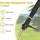 39" Stand Up Weed Puller Tool - Heavy Duty Detachable 3-Claw Weeder with Ergonomic Long D-Handle | Tools for Effortless Garden Weed Removal (Dandelions, Thistles & More) by GreenHaven Gardens