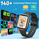 Kids Wach for Girls Boys 6-15 Year Old - Smart Watch for Kids 1.8" Fitness Tracker,No Phone Needed,Pedometer Sleep Monitor Heart Rate Waterproof,Puzzle Game for Girls Boys Teens Birthday Gift (Black) by TinyTreasures Baby Boutique