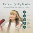 Professional Round Brush for Blow Drying - Small Ceramic Ionic Thermal Barrel Brush for Sleek, Precise Heat Styling and Salon Blowout - Lightweight Round Hair Brush (Barrel 1.3 inch, Bristle 2 Inch) by TinyTreasures Baby Boutique