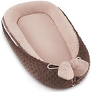 Baby Lounger - Infant Lounger Pillow for Newborn 0-24 Months, Soft, Breathable & Portable Baby Lounger Pillow for Boys & Girls, Cozy Baby Floor Seat for Home & Travel (Sand) by TinyTreasures Baby Boutique