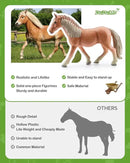 Horse Stable Playset, Horse Gifts for Girls and Boys with 3 Horses and 2 Riders, Horse Toys Set Farm Animals Toys for Kids 3 4 5 6 7 8+ (Horse Playset 1) by GreenHaven Gardens