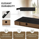Floating Shelves for Wall, 40" W x 8" D x 1.5" H, Wooden Wall Mounted Display Shelves with Invisible Brackets for Living Room, Bedroom, Bathroom, Kitchen Decor and Storage, Set of 2, Black by CozyNest Decor