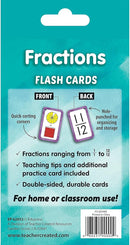 Teacher Created Resources Fractions Flash Cards (EP62053) by TinyTreasures Baby Boutique