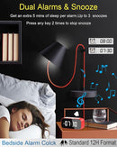 AFK Alarm Clock with Bluetooth Speaker,Digital Clock for Bedrooms,Alarm Clock for Heavy Sleepers Adults with Dual Alarm,Snooze,Dimmable LED Display. by TinyTreasures Baby Boutique