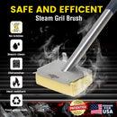 Grill Brush Bristle Free,BBQ Replaceable Scraper Cleaning Head,Safe Grill Accessories for Cast Iron Grates/Porcelain/Weber Gas/Charcoal Grill,Grill Brush for Outdoor Grill-Yellow by GreenHaven Gardens