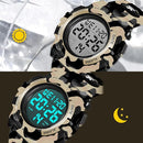 Kids Watch,Boys Watch for 3-15 Year Old Boys,Digital Sport Outdoor Multifunctional Chronograph LED 50 M Waterproof Alarm Calendar Analog Watch for Children with Silicone Band,Kids Gift by TinyTreasures Baby Boutique