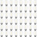 48 Pack Shatterproof LED Replacement Bulbs for Outdoor String Lights, S14 Edison Bulbs for Patio String Lights Outdoor Waterproof, Warm White 2200K, Dimmable, E26 Standard Base by GreenHaven Gardens