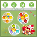 ALASOU 3PCS Pop Suction Cup Spinner Toys for 1 Year Old Boy Girl|Novelty Spinning Tops Toddler Toys Age 1-2|Sensory Baby Bath Toy for Toddlers 1-3|12 18 Months Boy Birthday Gift for Infant by TinyTreasures Baby Boutique