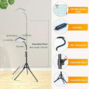 FECiDA Grow Lights with Stand and Timer, Tripod Standing Grow Lights for Indoor Plants, 208PCS LEDs Bright Enough Plant Growing Lamps for Bonsai Tree, Seed Starting, 24"-64" Height Adjustable by GreenHaven Gardens
