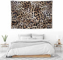 HZOHNAGO Leopard Print Tapestry Nature Wildlife Vintage Cheetah Fur Spot Animal Skin Wild Animals Spots Printed Wall Tapestry Painting Wall Hanging for Bedroom Living Room Dorm 60" W x 40" H by CozyNest Decor