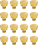 Aopin G 3/16 Brass Misting Nozzles 0.2mm / 0.008" Orifice Atomizing Mister Sprayer Nozzle Suitable For Outdoor Cooling,Garden Irrigation,Fountain, Crop Nutrient Injection, Greenhouse 16 Pcs by GreenHaven Gardens