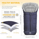 Orzbow Warm Bunting Bag Universal,Stroller Sleeping Bag Cold Weather,Waterproof Toddler Footmuff(Blue,Large) by TinyTreasures Baby Boutique