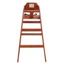 Stager Direct, Seating Ready-to-Assemble Restaurant Wood Bar Height High Chair, Baby Highchairs, Durable Dining Feeding Chair with Steps, High Chairs for Babies and Toddlers, (n 02) by TinyTreasures Baby Boutique