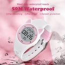 Kids Watches for Girls Boys Digital Sport Watch with Step Counter Pedometer Vibration Alarm Clock, No App Waterproof Fitness Tracker Kids Watch Boys Girls Teens Students Ages 5-16 by TinyTreasures Baby Boutique