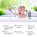 SoCal Suds & Company Baby Shampoo & Body Wash, 2-in-1 Organic Gel - Gentle Castile Soap with Vitamin-Infused Oils & Botanicals - Natural Care for Sensitive Skin Hypoallergenic -12oz Fragrance Free 2Pk by TinyTreasures Baby Boutique