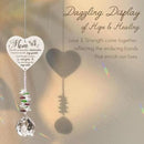Mom in Heaven Memorial Crystal Suncatcher,Memorial Gifts for Loss of Mom,Loss of a Mother Sympathy Gifts,Hanging Crystals Ornament for Window Rainbow Maker Prisms Home Decor Gift by GreenHaven Gardens