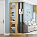 Wall Room Divider,Freestanding Room Divider with Shelves,Wood Room Divider Screen with Storage Cabinet, Wall Divider for Room Separation, for Home Office Decorative D 39.4×9.4×78.7in by CozyNest Decor