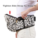 SUNVENO Baby Hip Carrier with Hip Seat, CPC-Certified, Ergonomic Infant Carrier for Newborns & Toddlers up to 45 lbs, Adjustable Waistband, Multiple Pockets, All-Season, Grey,Leopard Print by TinyTreasures Baby Boutique