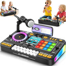 Kids Toys DJ Mixer for Party: Music Toy with Bluetooth & Microphone for Ages 3+ - 2000+ Sound Effects & Colorful Light - Idea Gift for Birthday Holiday by TinyTreasures Baby Boutique