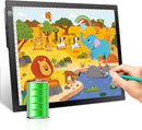 RTjoy Rechargeable A4 LED Light Tracing Pad, Adjustable Battery Powered Drawing Tablet, Artcraft Portable Light Copy Board for Tattoo Transferring, Diamond Art, Weeding Vinyl by TinyTreasures Baby Boutique